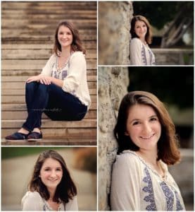 cincinnati senior photo session with samantha sinchek photography at ault park