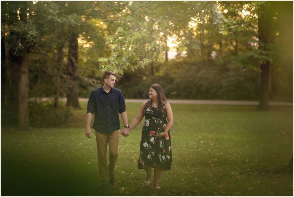 MATERNITY PHOTOGRAPHER CINCINNATI OHIO SUNSET SESSION AT SHARON WOODS WITH SAMANHTA SINCHEK PHOTOGRAPHY