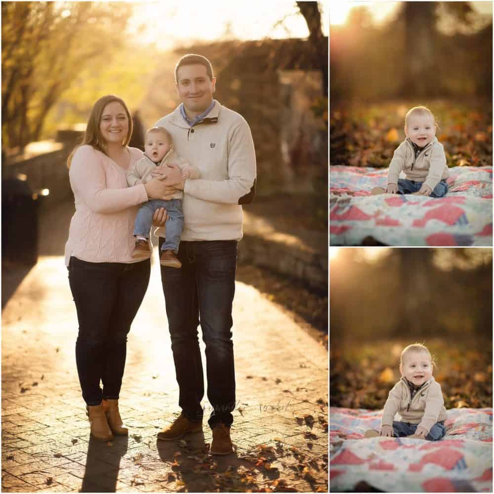 fall outdoor family session at Glenwood gardens with award winning Cincinnati Ohio photographer Samantha Sinchek