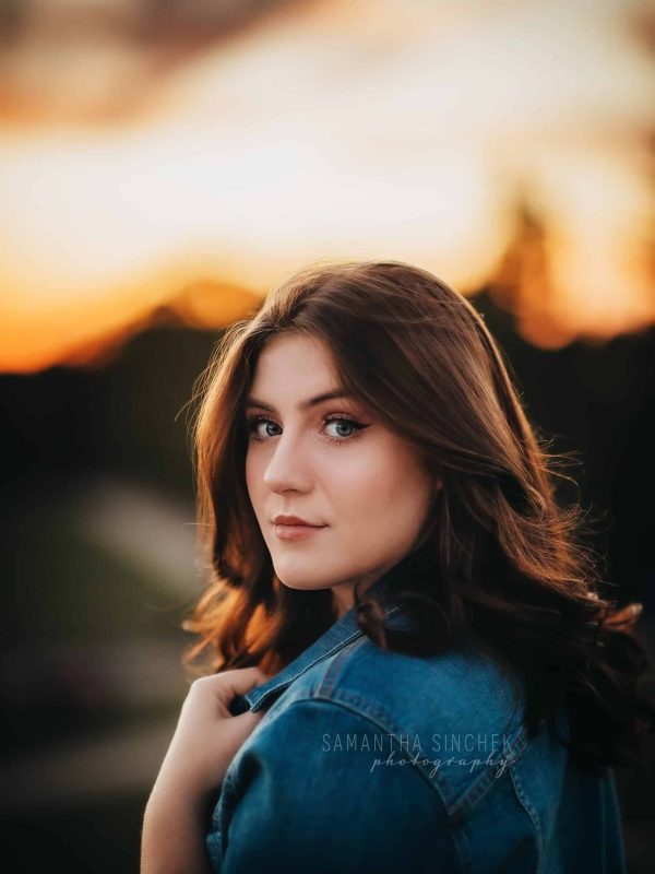 east central high school senior Emma Ault Park sunset